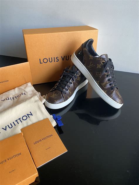 louis vuitton frontrow sneaker rose gold|Louis Vuitton tennis.